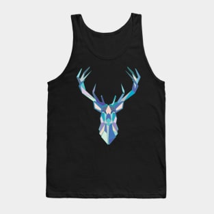 Geometric Polygonal Deer Tank Top